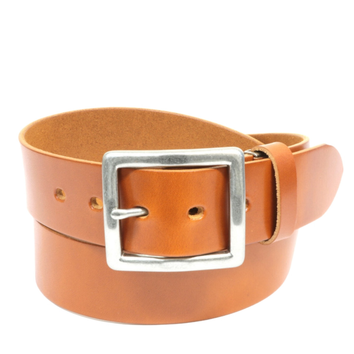 栃木レザー ベルト 幅広 40mm幅 メンズ 日本製 キャメル tgb1603 長さ