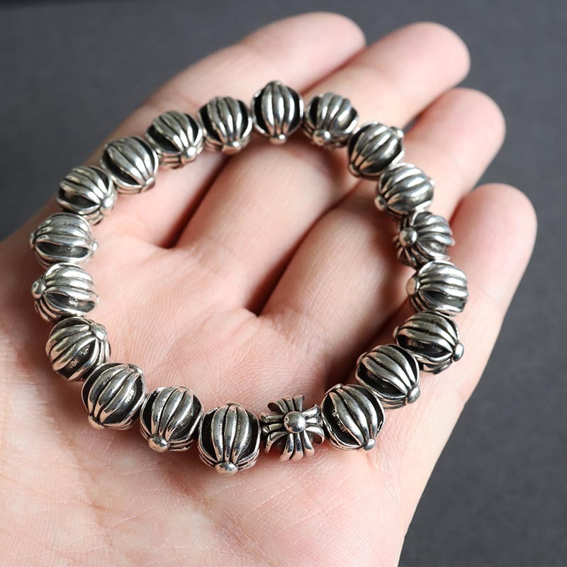 クロスブレスレット ボールブレスレット 数珠ブレスレット 十字架