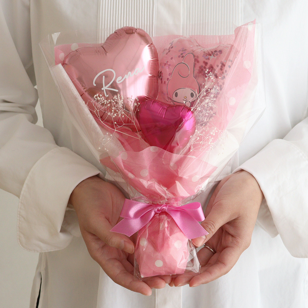 サンリオバルーンブーケ7Color｜サンリオ バルーン ブーケ 花束 発表会