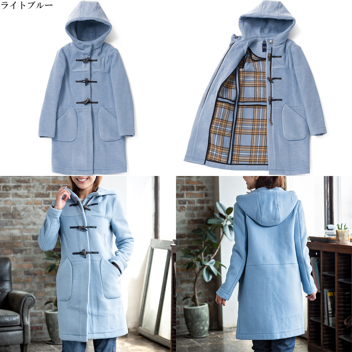 英国製レディースダッフルコート[LONDON TRADITION/ロンドン