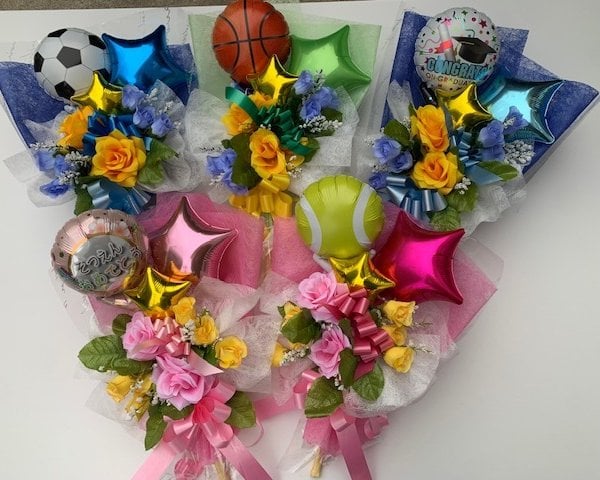 1500 プチバルーンブーケ スポーツ系 バスケットボール 野球 サッカー
