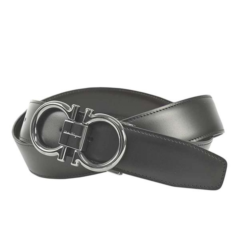 フェラガモ Ferragamo ベルト 679938 694531 メンズ ブラック - 【感動