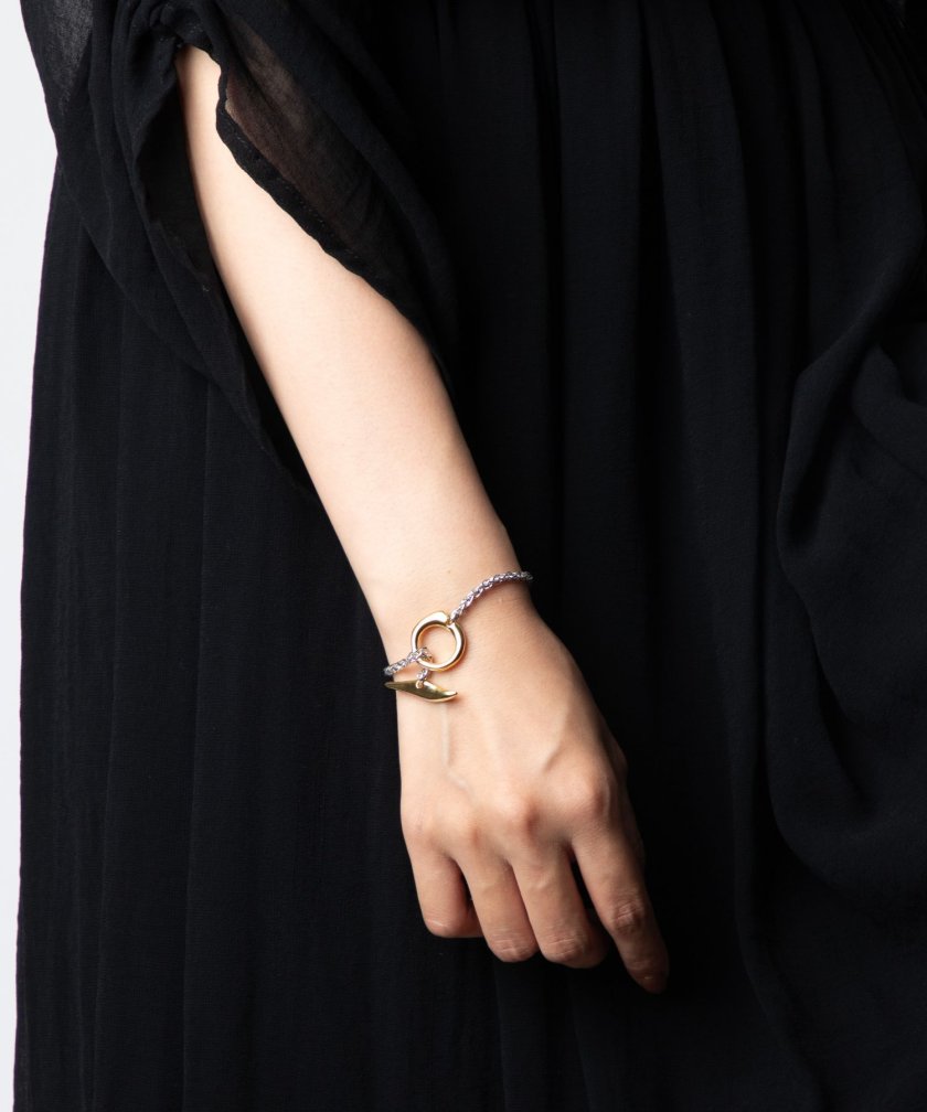 トムウッド TOM WOOD Robin Bracelet Duo BSG080NZ01S925/9K / 100911