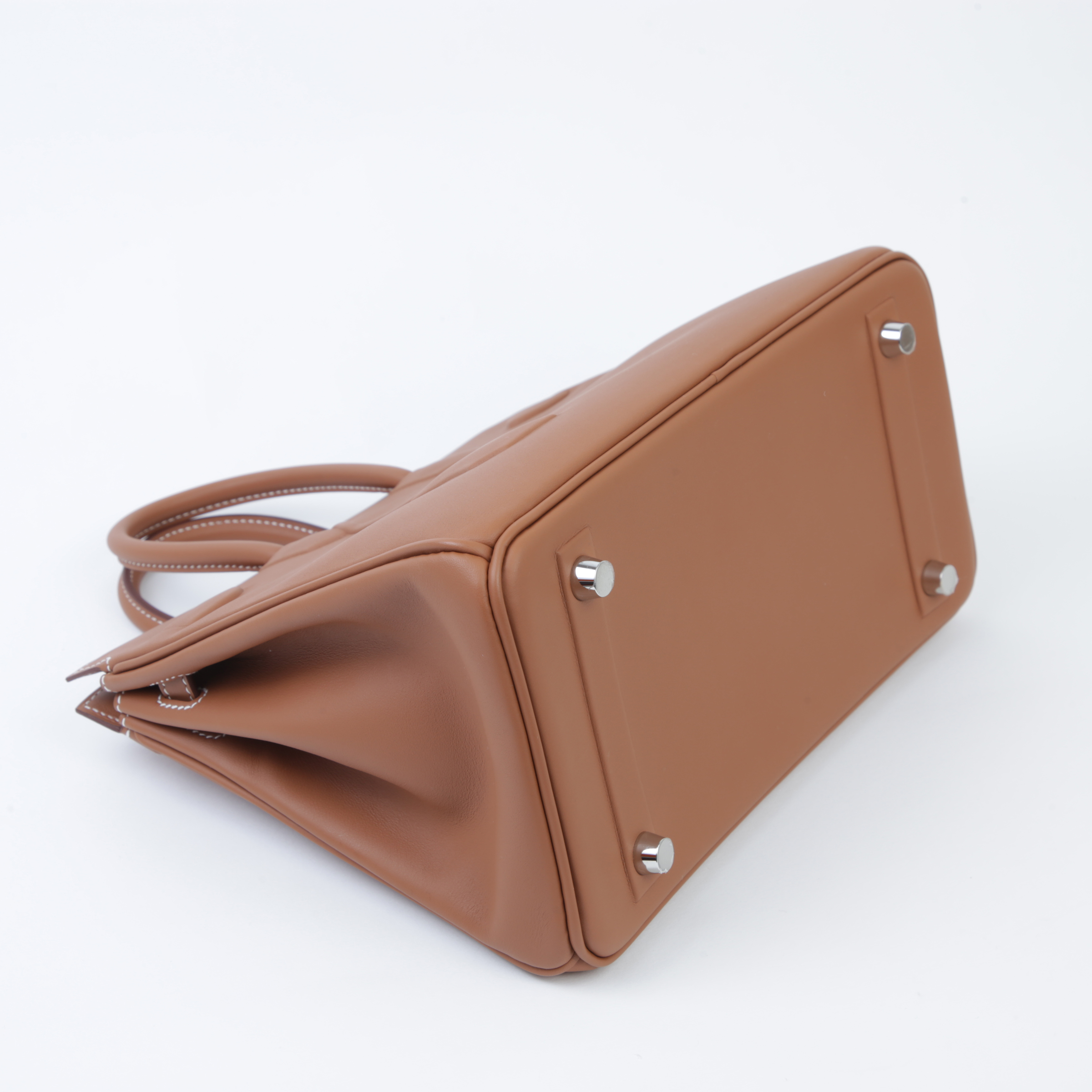 Brand New ( Rank N ) HERMÈS Birkin 25 Shadow Gold (37) Swift