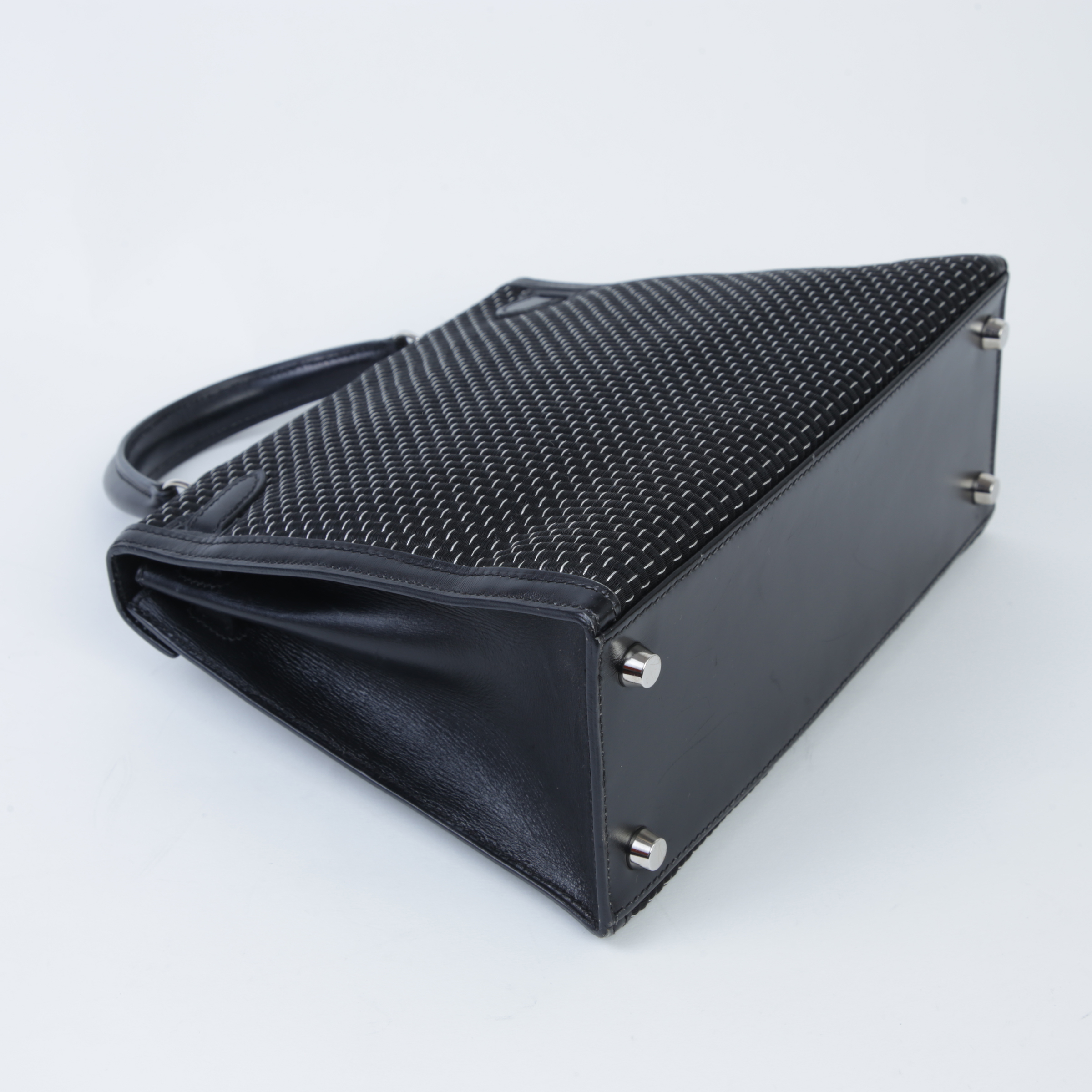 ランク A HERMÈS エルメス ケリー25 セリエ ブラック (89) ボックス