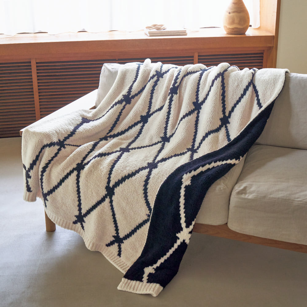 リンネル×内田彩仍×M+home（エムプラスホーム）ブランケット〈クーラ