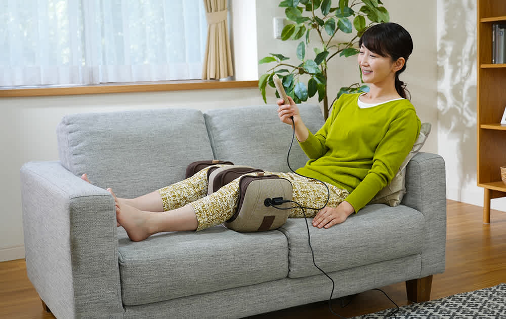 膝・脚マッサージャー ヒザラク ダブル 通販 - ディノス