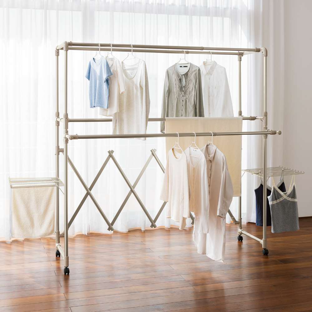 大量に干す方におすすめ！「ultima（ウルティマ）」 4本竿物干し