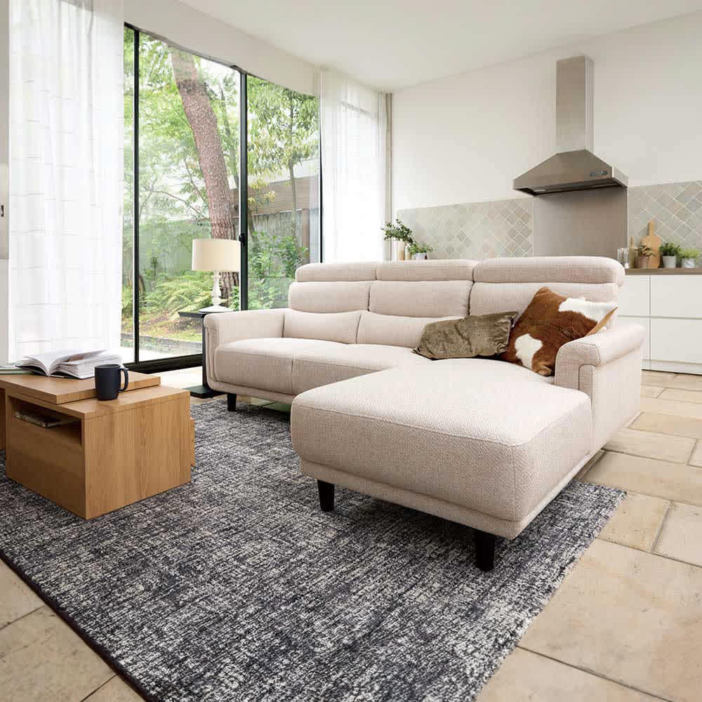 Kafis/カフィス ヘッドレストソファシリーズ 座って左カウチ 通販