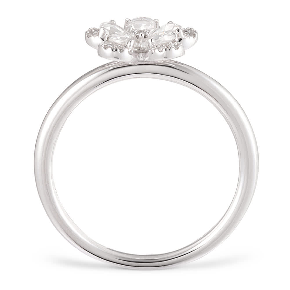 Pt ローズカットダイヤ リング 通販 - ディノス