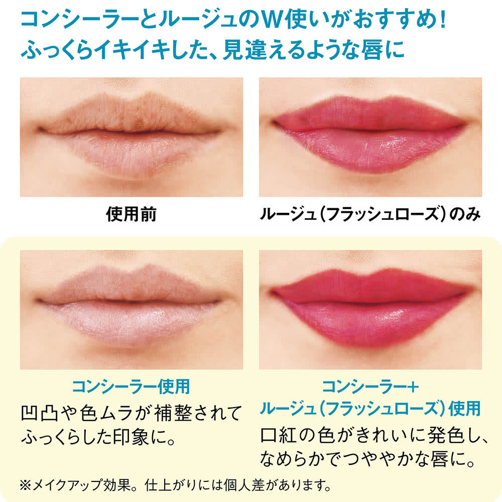 かづきれいこ パワーオブメイクアップ リップコンシーラー 通販 - ディノス