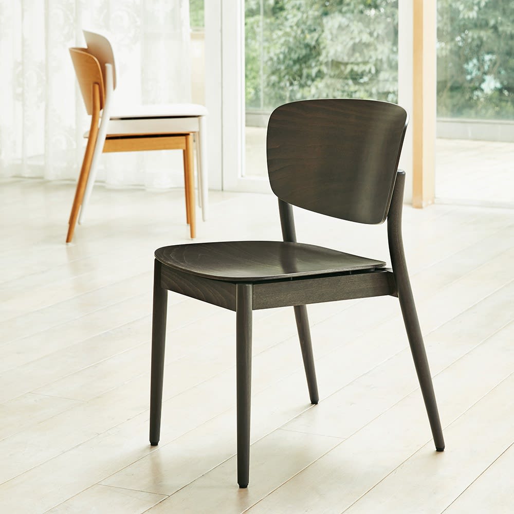 Valencia/バレンシア 曲げ木スタッキングダイニングチェア 2脚組 通販