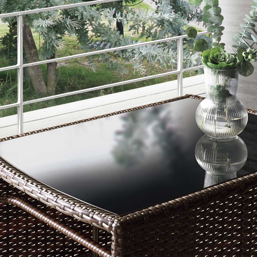 ラタン調コンパクトテーブル3点セット 通販 - ディノス