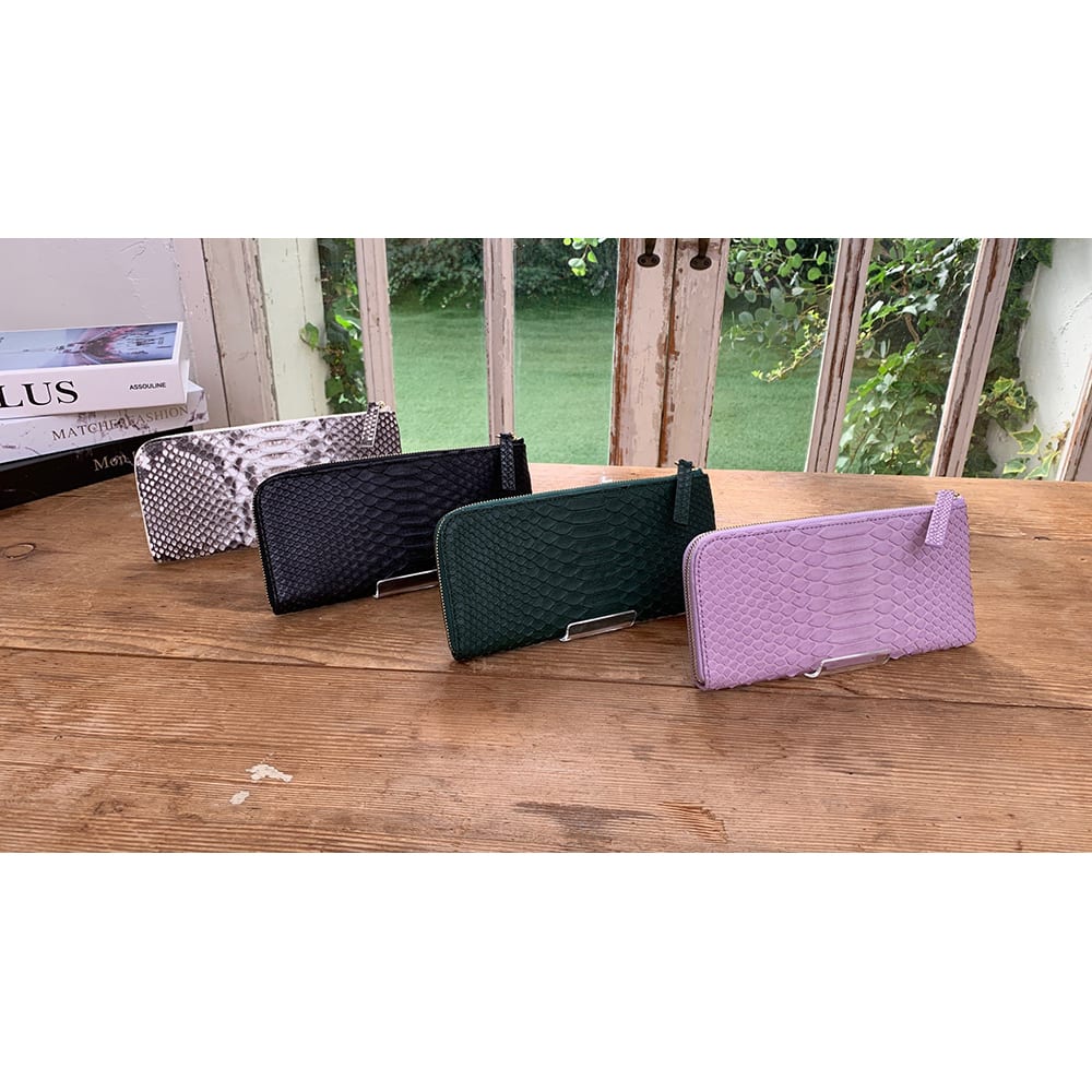 パイソン スリム長財布 通販 - ディノス