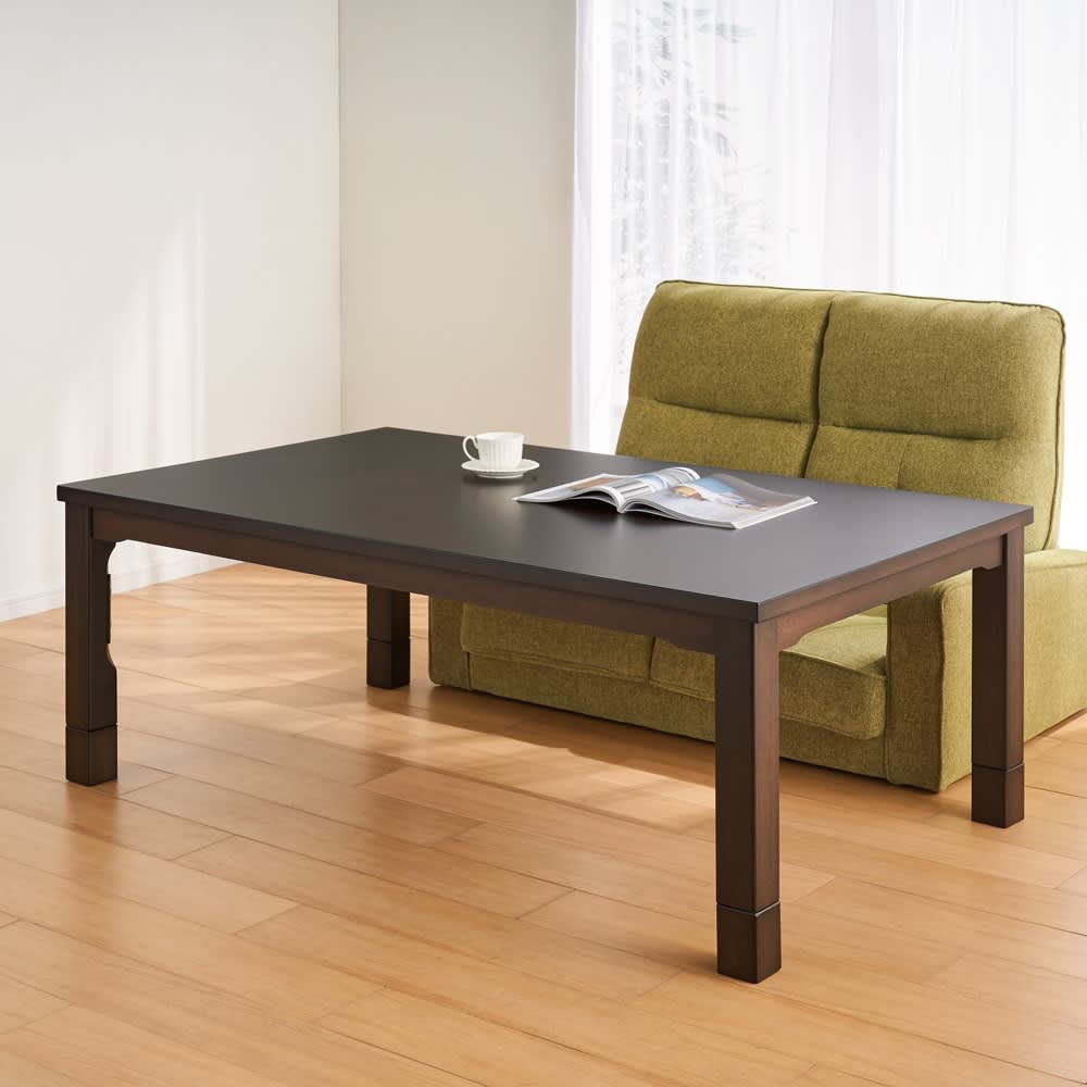 天然木ダイニングこたつテーブル 90×60cm【長方形・小】 通販 - ディノス