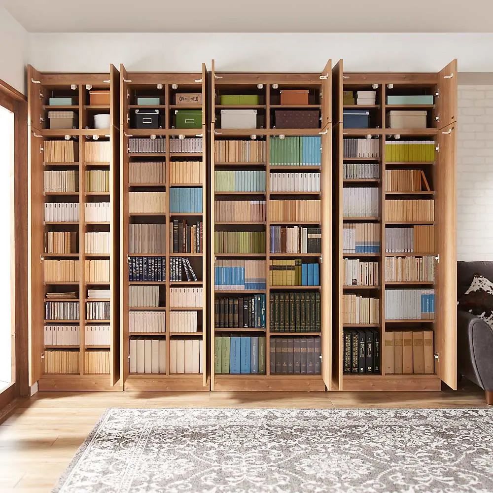 壁面書棚リフォームユニット 本体 幅80奥行44高さ180cm 通販 - ディノス