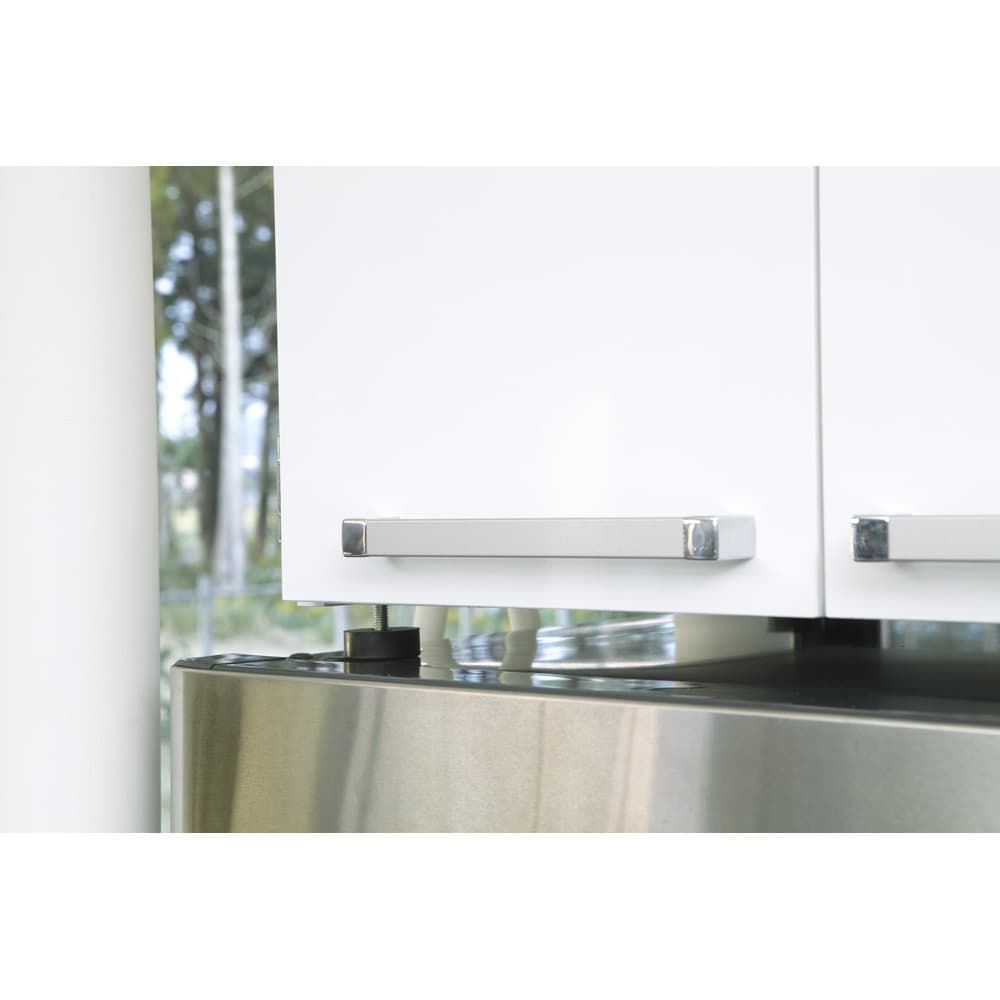 光沢仕上げ・冷蔵庫上ストッカー 幅57cm（脚部59cm） 通販 - ディノス