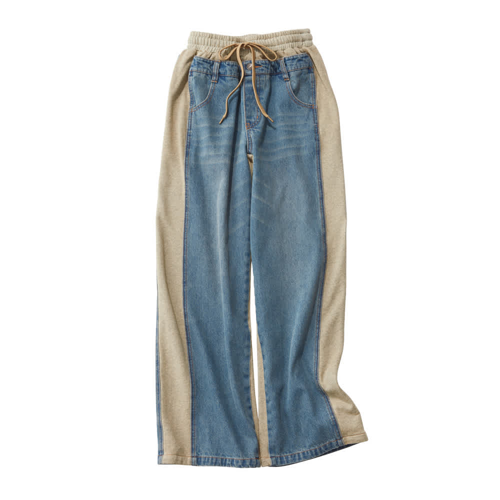 デニムドッキング スウェット パンツ 通販 - ディノス