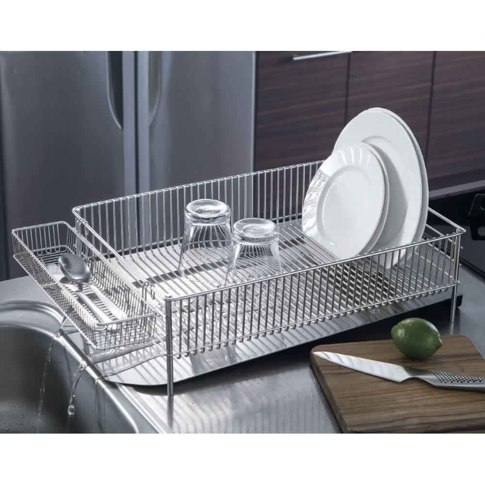 la base/ラバーゼ ステンレス水切りかごセット 横置き大サイズ 通販