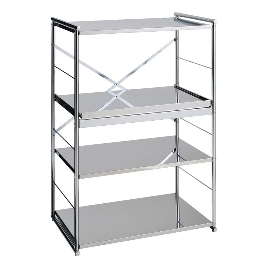 ステンレス大型レンジラック ミドルオープン（幅60cm/幅80cm） 通販