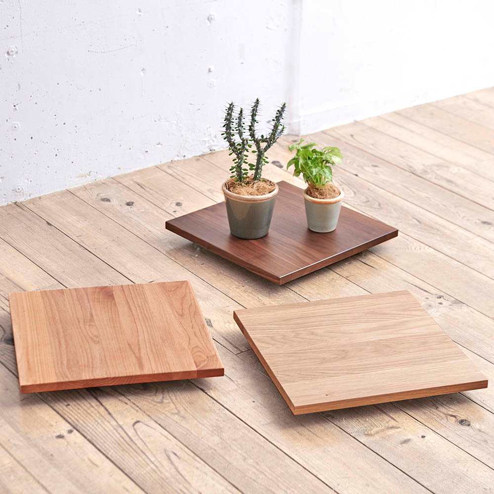 キャスター付きプランターベース ホワイトオーク 角40cm 通販 - ディノス