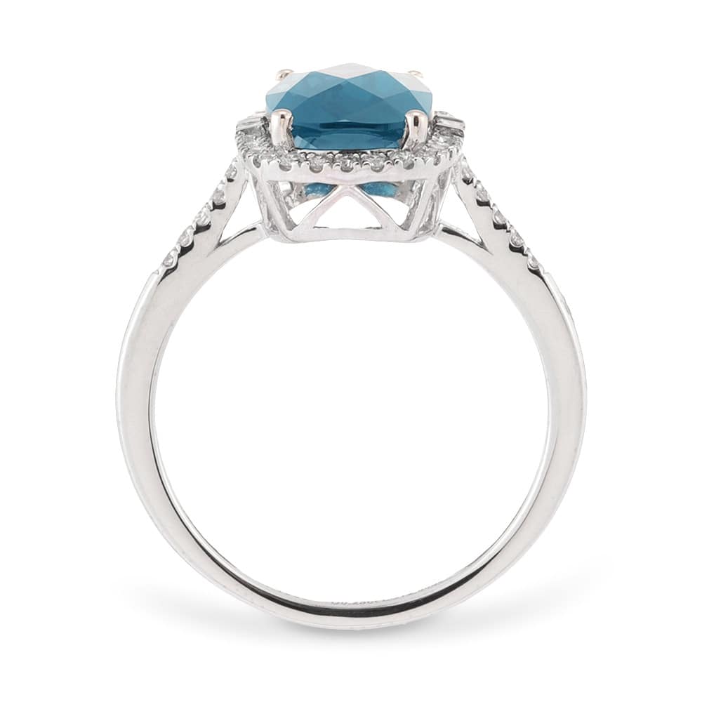 Pt ロンドンブルートパーズ リング 通販 - ディノス