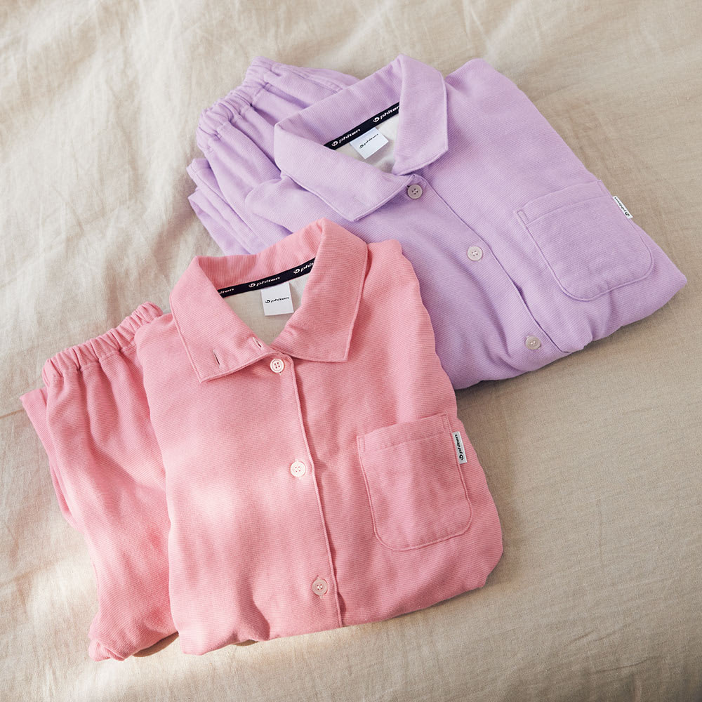 phiten/ファイテン 3重ガーゼ 裏起毛パジャマ 通販 - ディノス