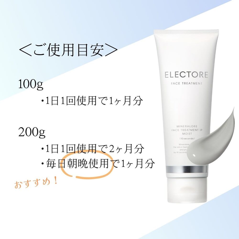 Electore フェイストリートメント モアモイスト 3本とメイク落とし