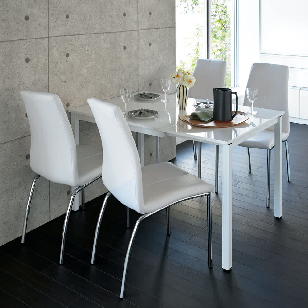 スマート伸長ダイニング ハイバックチェア 同色2脚組 通販 - ディノス