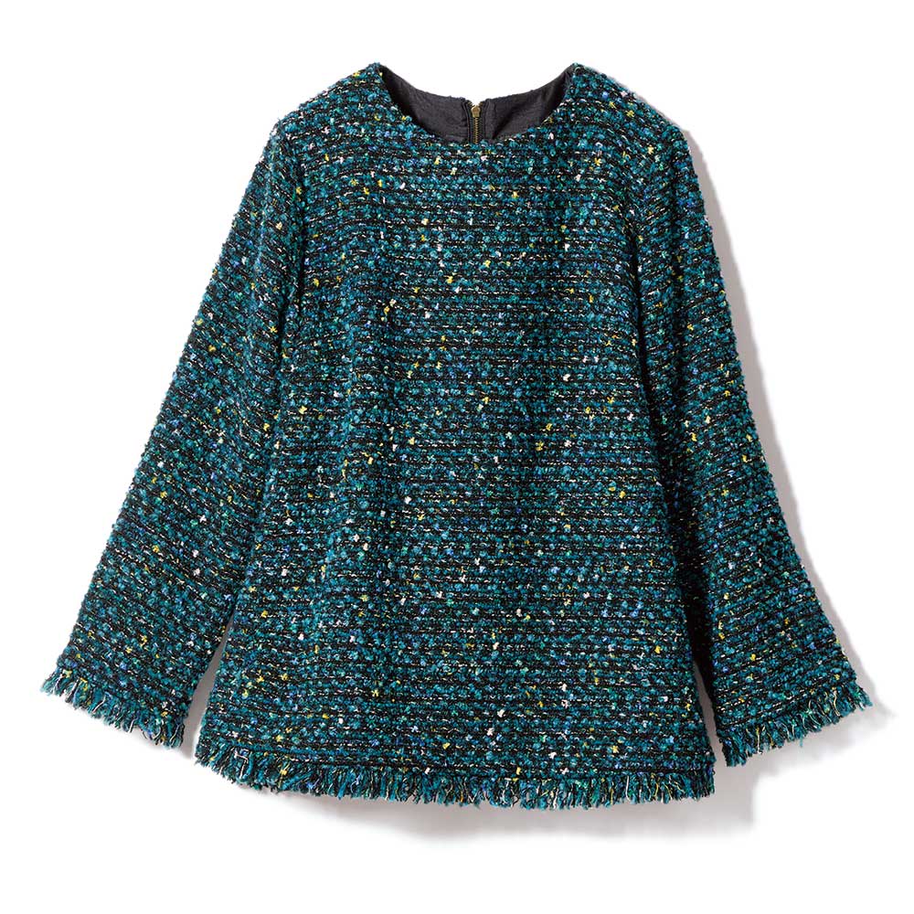 イタリア素材 ツイード ブラウス 通販 - ディノス