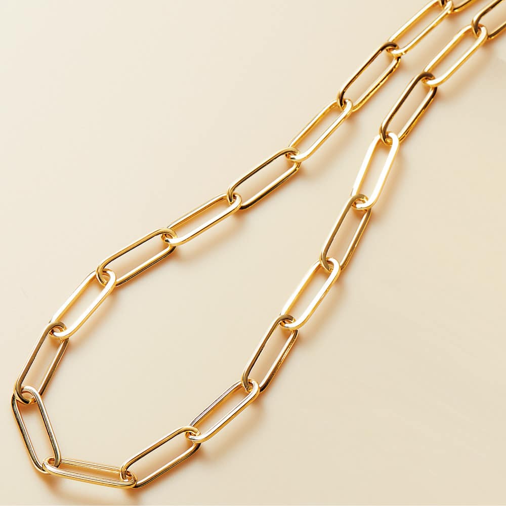 K18 クリップチェーンネックレス（50cm） 通販 - ディノス