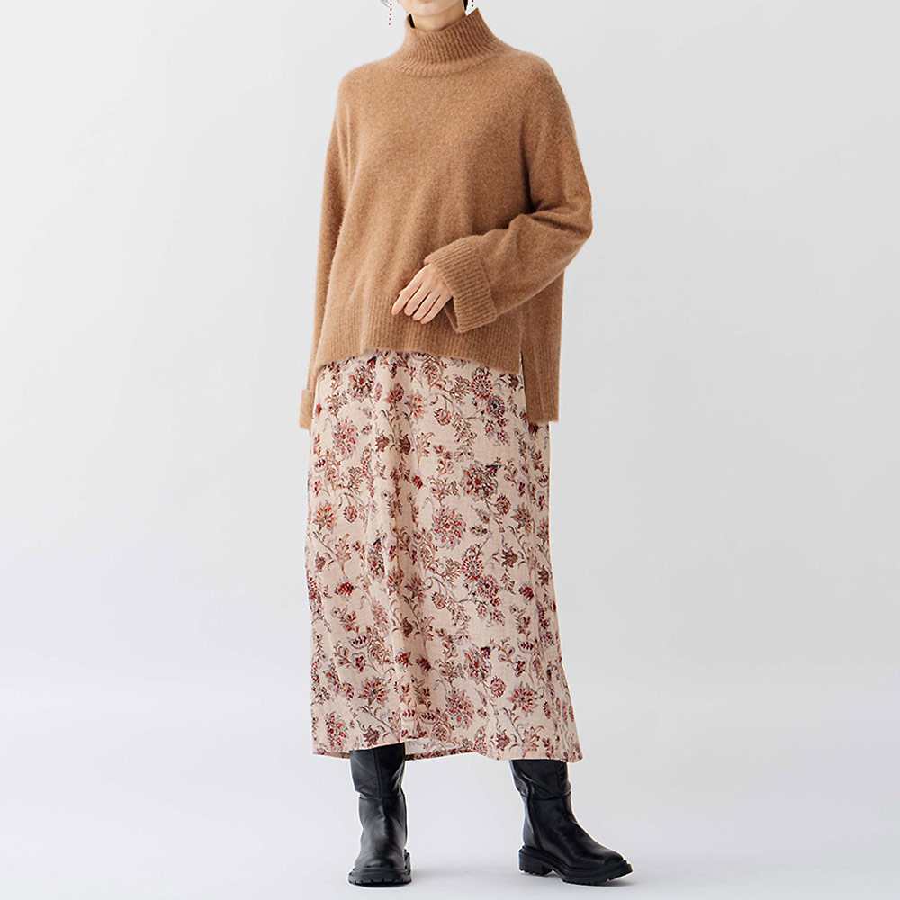 ウールフォックスファー ニットプルオーバー 通販 - ディノス