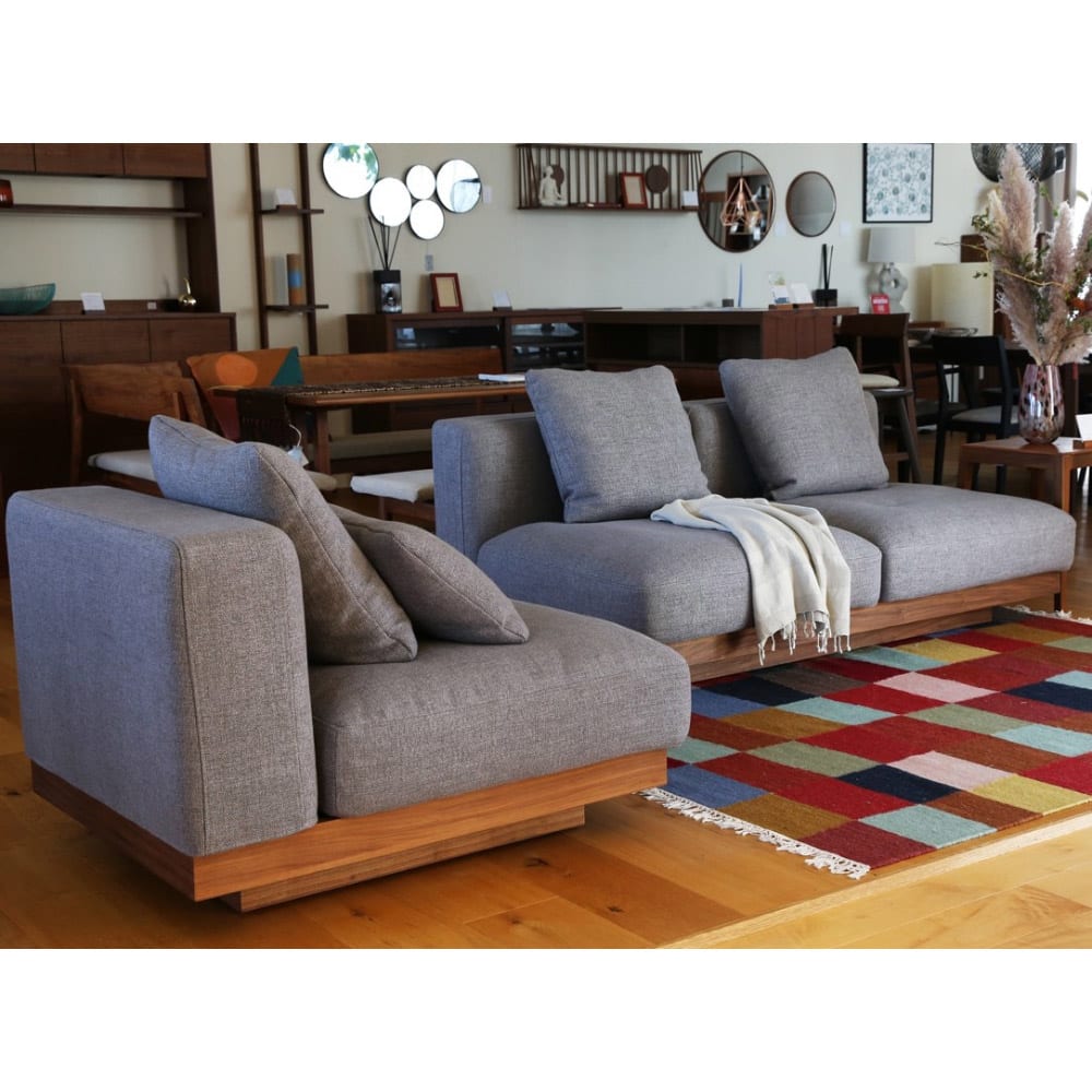 レンタル商品】LANA/ラナ 2.5人掛けソファ ウォルナット脚 通販 - ディノス