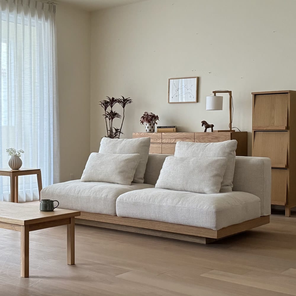 レンタル商品】LANA/ラナ 2.5人掛けソファ ウォルナット脚 通販 - ディノス