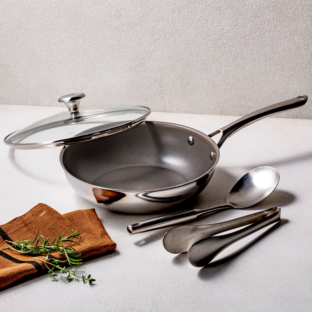 コレール フライパン26cm深型（ガラス蓋付き） 通販 - ディノス