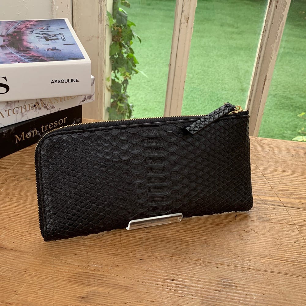 パイソン スリム長財布 通販 - ディノス