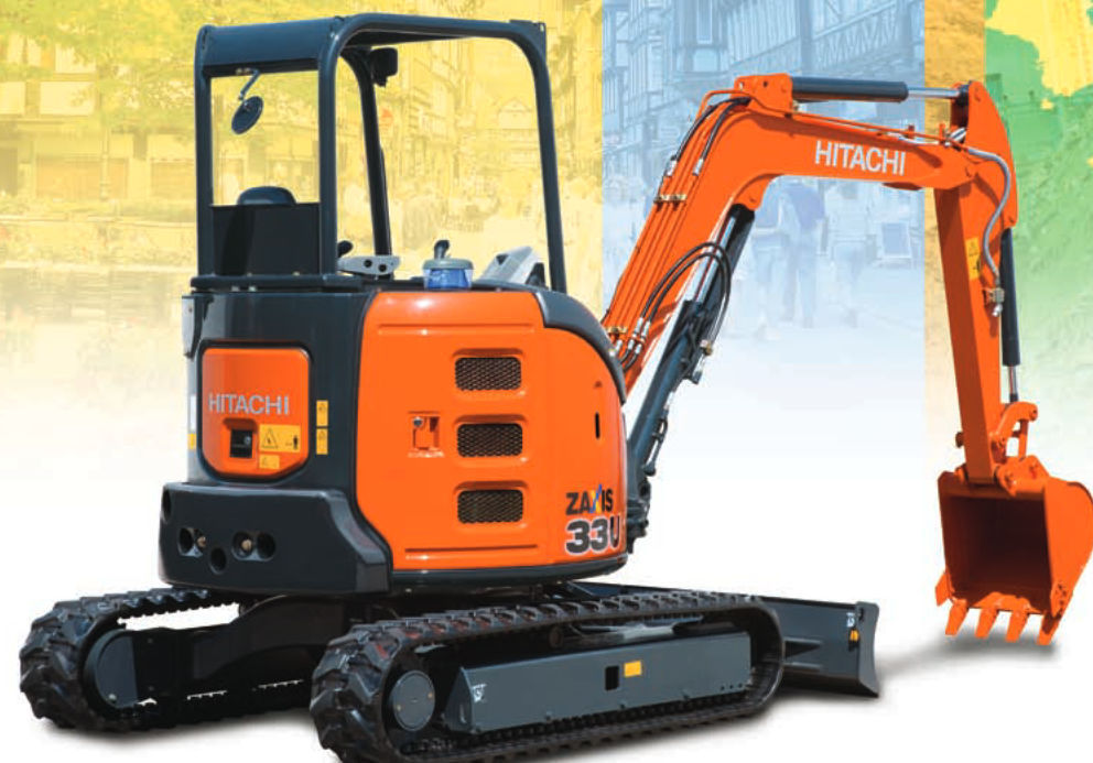 Mini-excavator - ZX33U-5A - HITACHI Construction Machinery