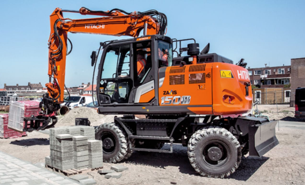 Medium excavator - ZX150W-7 - Hitachi Construction Machinery