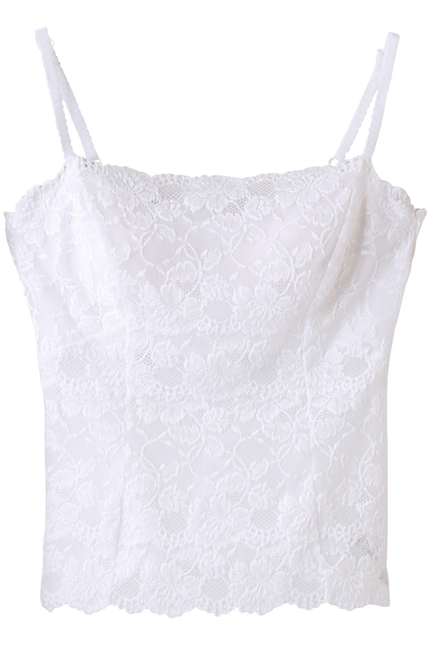 ZERMATT(ツェルマット)｜レースキャミソール Lサイズ/ホワイト の通販