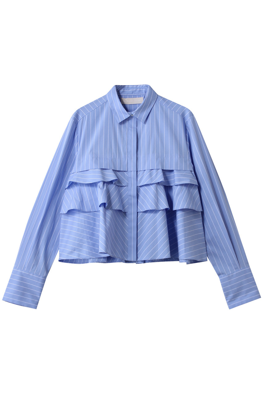 MARILYN MOON(マリリンムーン)｜レイヤードラッフルブラウス/ブルー