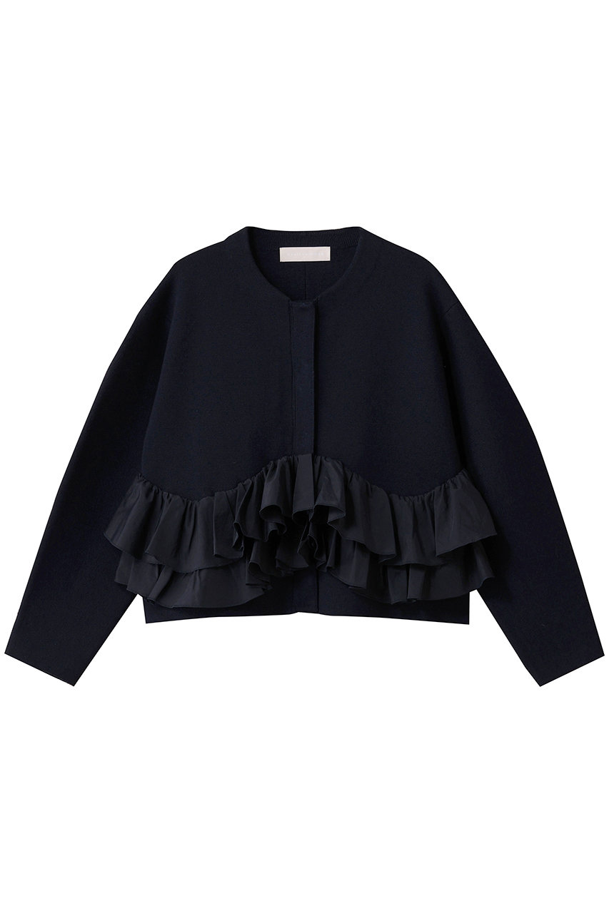 MARILYN MOON(マリリンムーン)｜スパイラルタフタラッフルニット