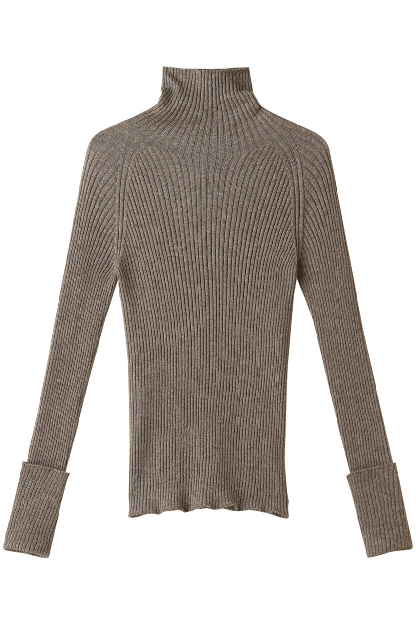 PRISTINE(プリスティン)｜ヤク混リブタートル/グレー の通販｜ELLESHOP