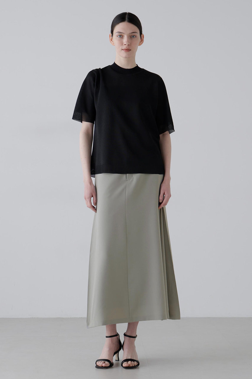 ADORE(アドーア)｜【予約販売】ドライタッチトロスカート/カーキ の