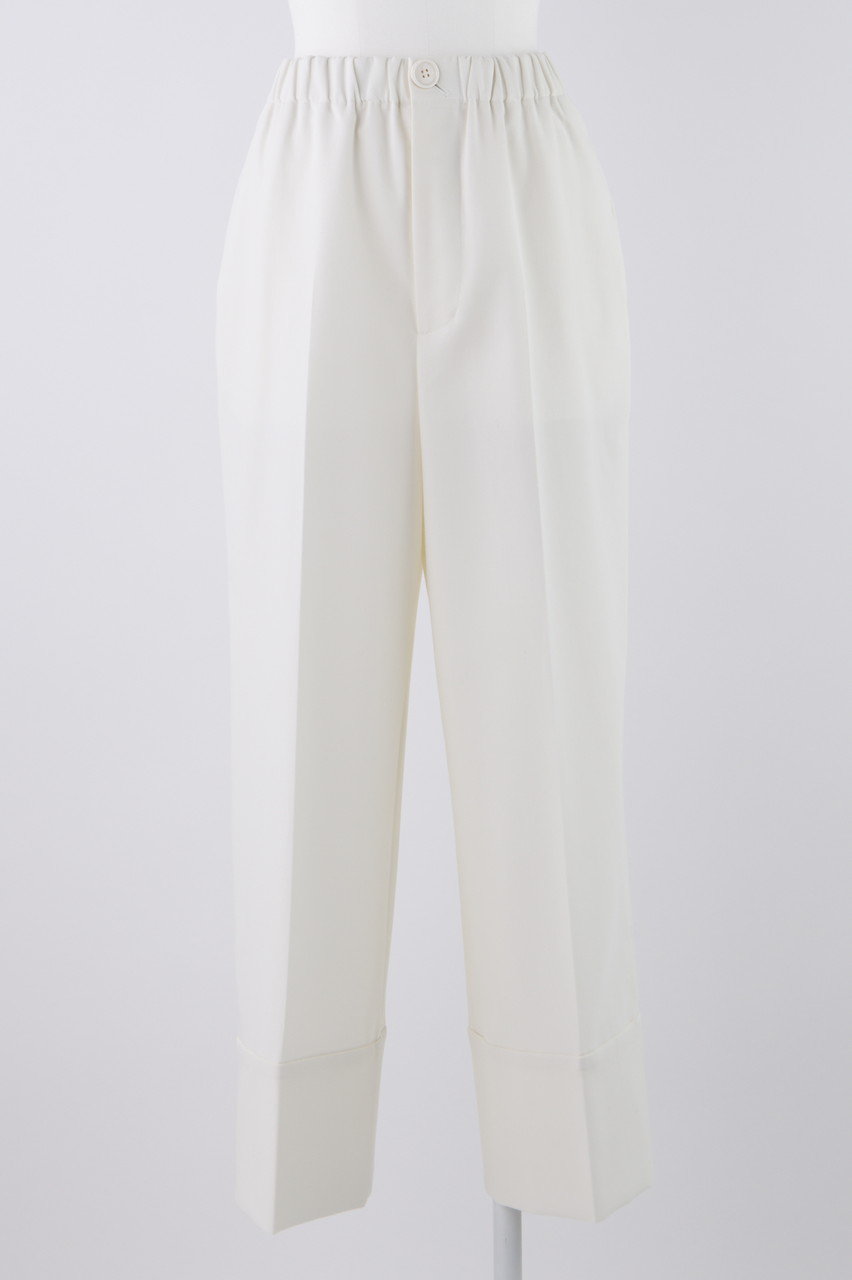 ENFOLD(エンフォルド)｜ライトCOダブルクロス クロップドワイドTR