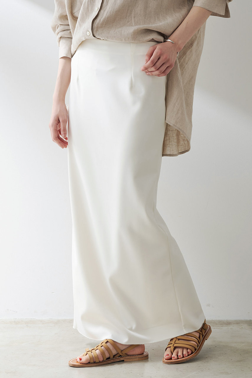 Whim Gazette(ウィム ガゼット)｜ジャージーIラインロングスカート