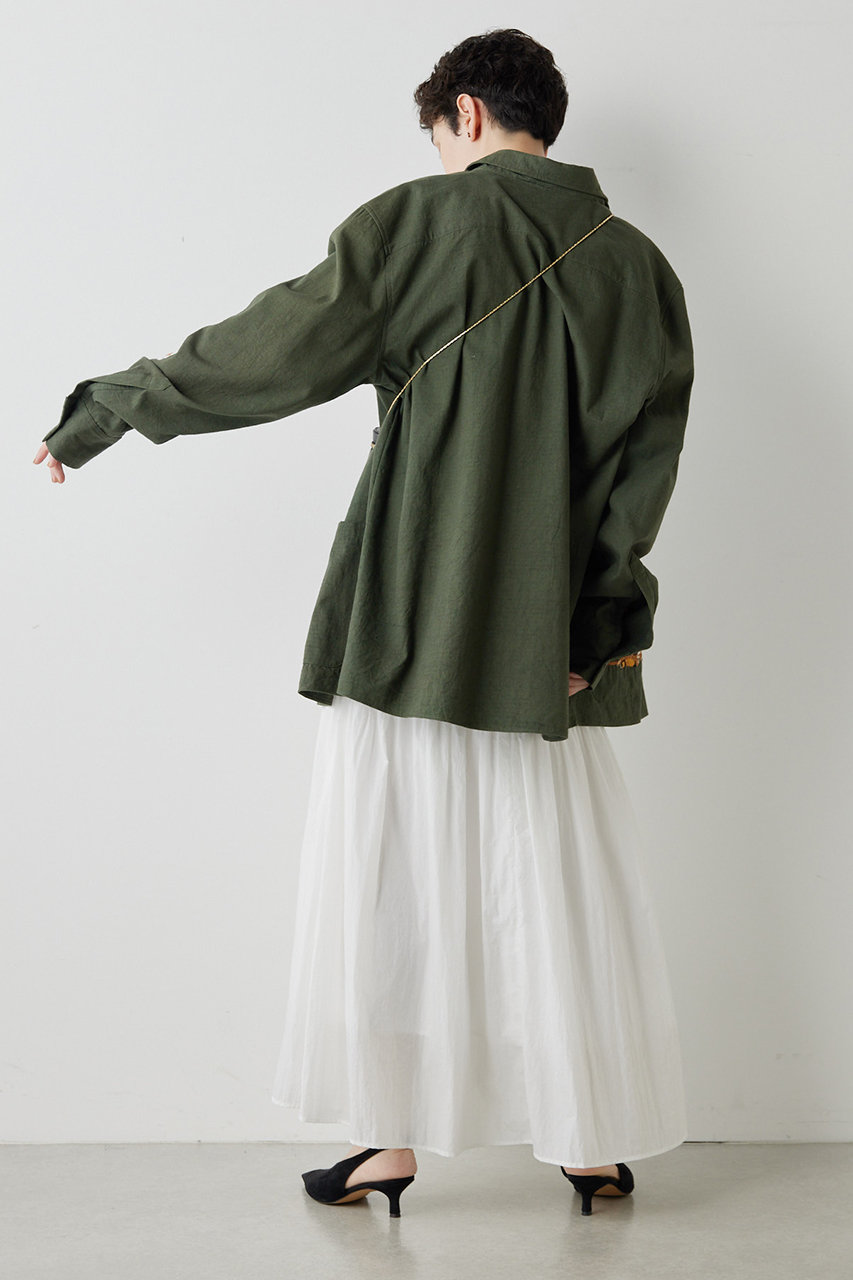 Whim Gazette(ウィム ガゼット)｜ヴィンテージタフタスカート/オフ