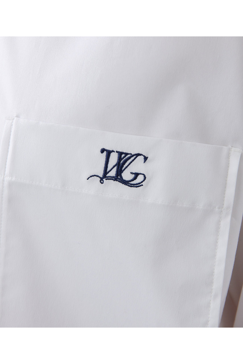 Whim Gazette(ウィム ガゼット)｜ロゴシシュウオーバーシャツ/オフ