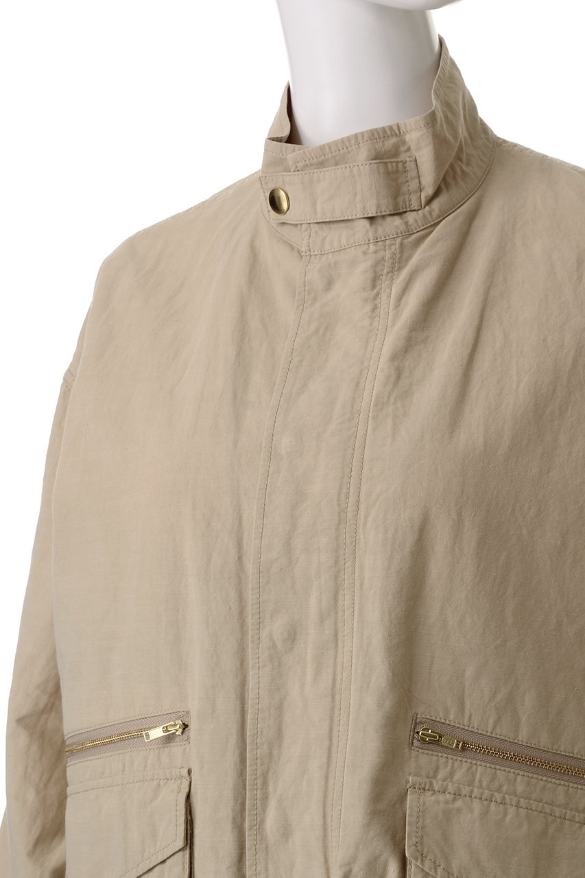 HELIOPOLE(エリオポール)｜ミリタリーブルゾン/ベージュ の通販