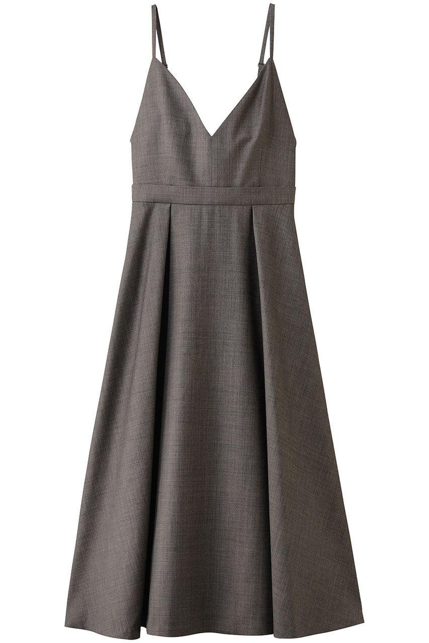 ebure(エブール)｜ドライシャンブレー ジャンパースカート/ライト