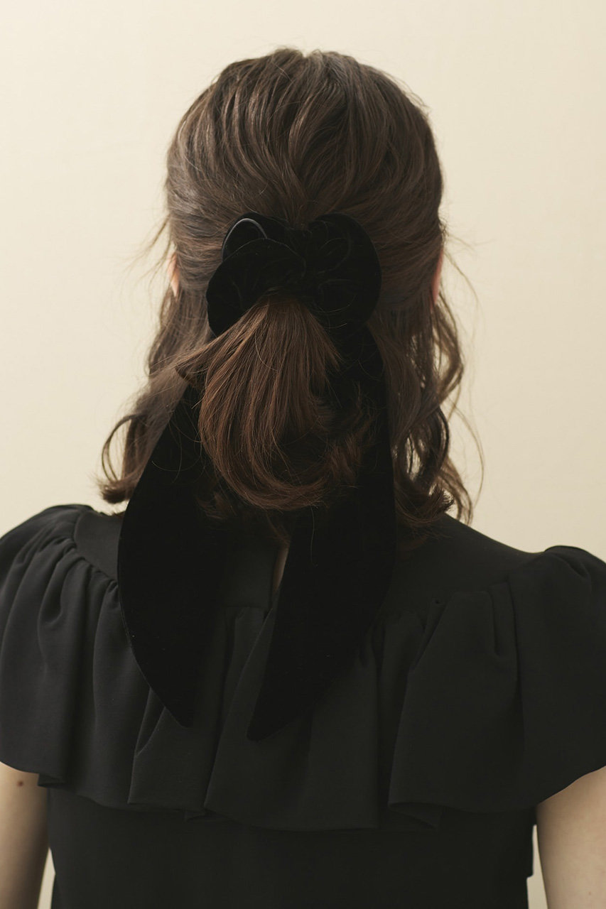 ALEXANDRE DE PARIS(アレクサンドル ドゥ パリ)｜シュシュ/ブラック(N